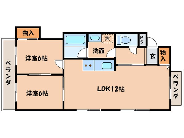 コ－ポ・元屋敷の物件間取画像